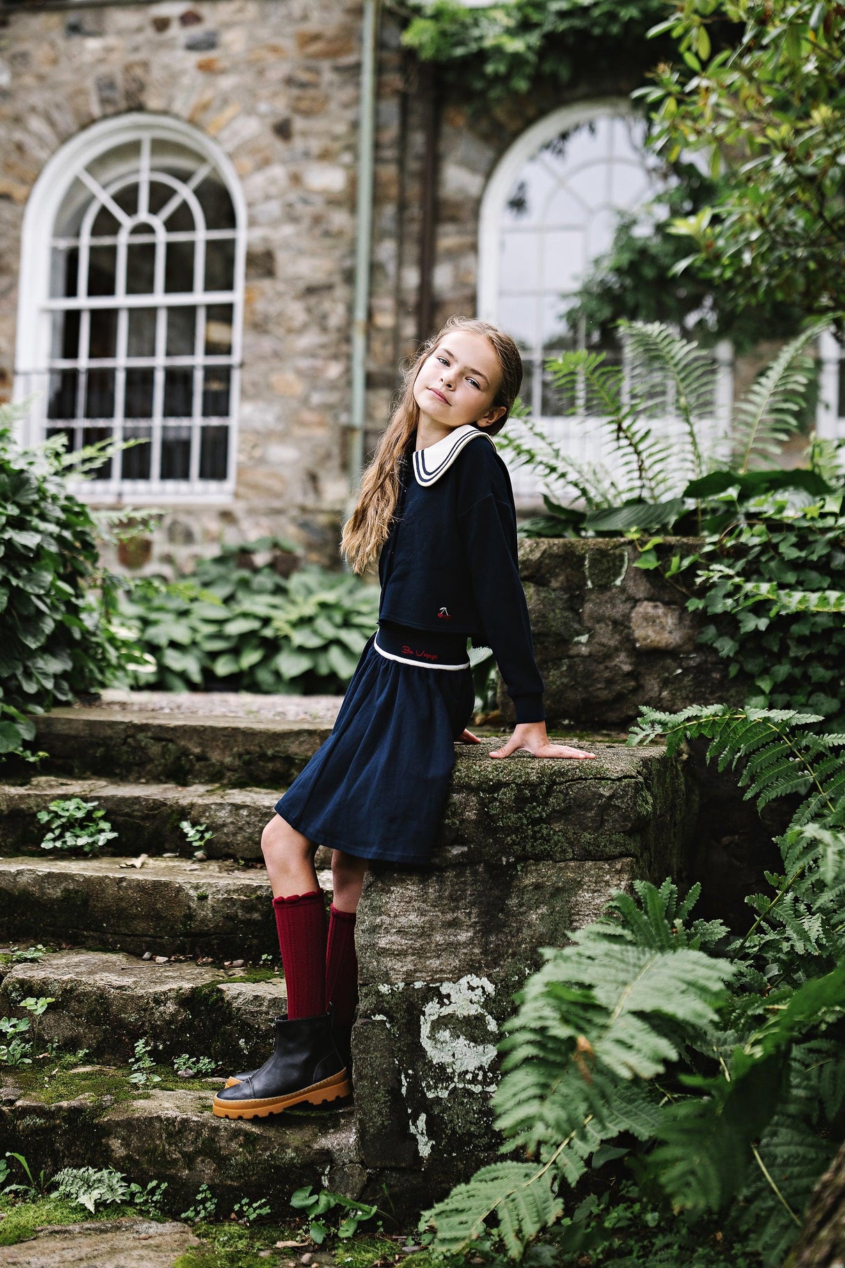 Analogie Lil Legs Bon Voyage Collection Girls Skirt - BVCS Analogie Lil Legs Bon Voyage Collection Girls Skirt - BVCS