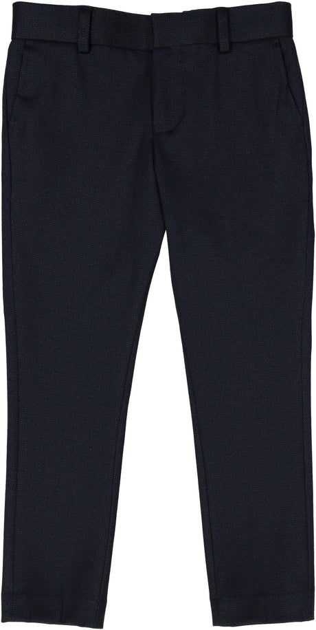 T.O. Collection Boys Flat Front Knit Stretch Dress Pants - A78093