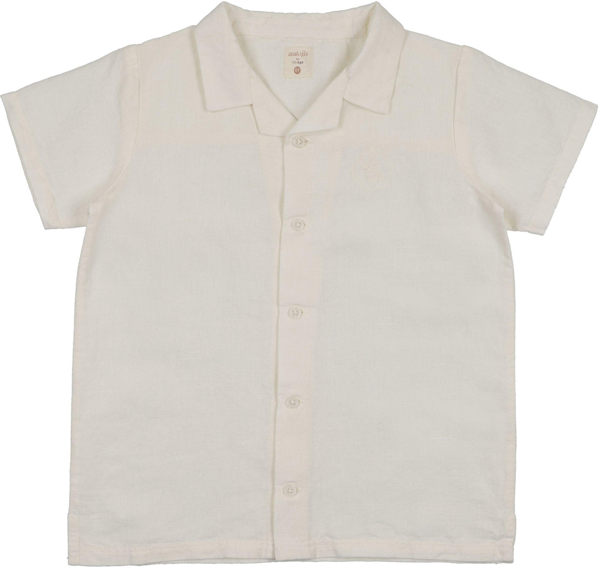 Analogie by Lil Legs Signature Collection Boys Linen Grandpa Short Sleeve Dress Shirt - SLGSH Analogie by Lil Legs Signature Collection Boys Linen Grandpa Short Sleeve Dress Shirt - SLGSH