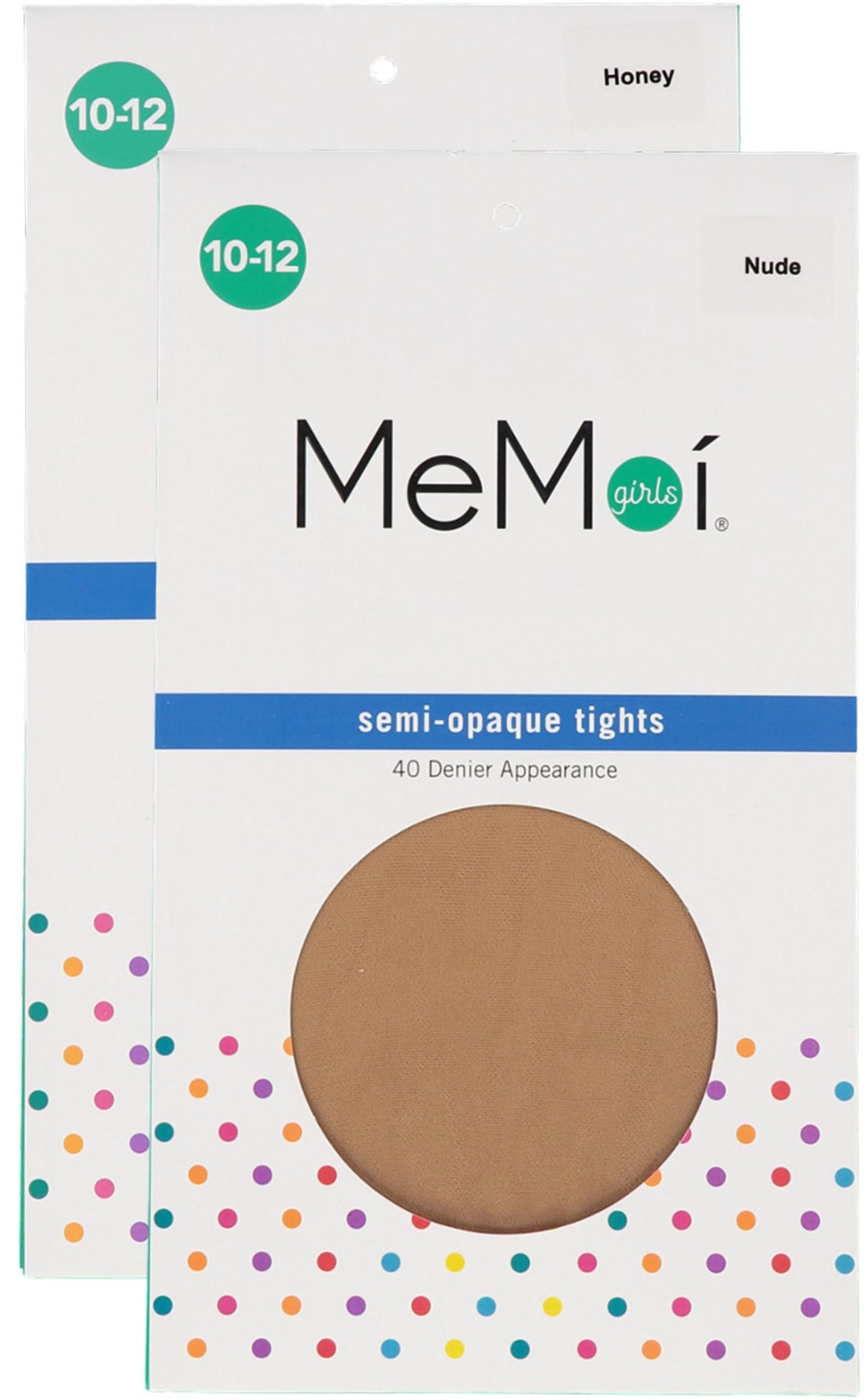 Memoi Girls Semi Opaque 40 Denier Tights Pantyhose - MK-305 Memoi Girls Semi Opaque 40 Denier Tights Pantyhose - MK-305