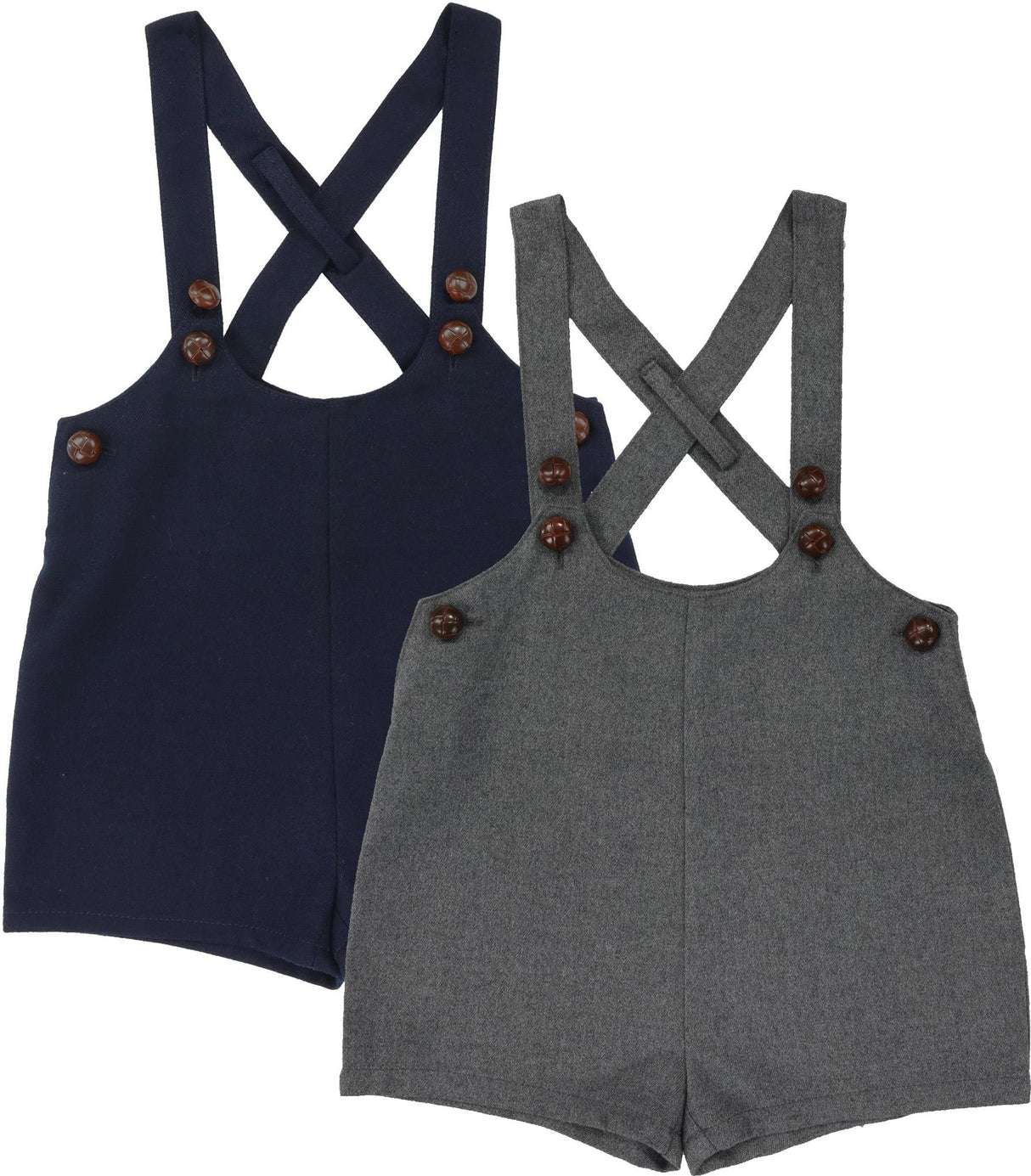 Analogie by Lil Legs Shabbos Collection Toddler Boys Faux Wool Suspender Shorts Analogie by Lil Legs Shabbos Collection Toddler Boys Faux Wool Suspender Shorts