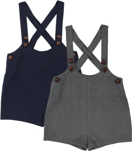 Analogie by Lil Legs Shabbos Collection Toddler Boys Faux Wool Suspender Shorts Analogie by Lil Legs Shabbos Collection Toddler Boys Faux Wool Suspender Shorts