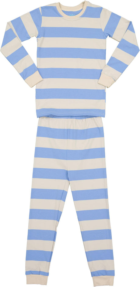Shinu Boys Girls Wide Stripe Cotton Pajamas - SC401-402