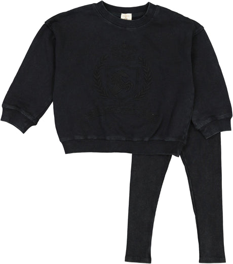 Analogie by Lil Legs Emblem Collection Baby Boys Girls Sweatshirt Outfit - EMSS Analogie by Lil Legs Emblem Collection Baby Boys Girls Sweatshirt Outfit - EMSS
