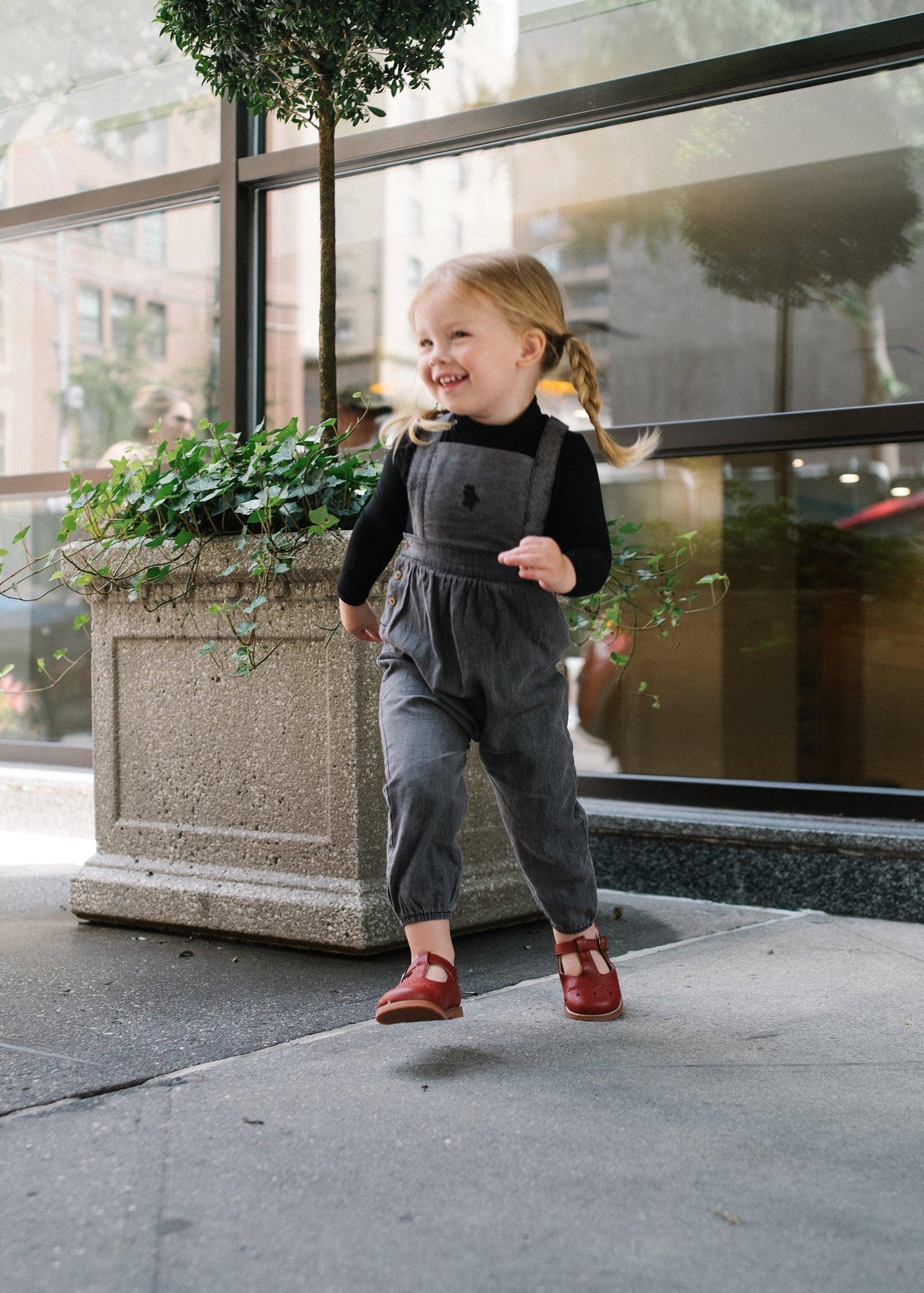 Analogie by Lil Legs Tencel Collection Baby Girls Romper - DGR Analogie by Lil Legs Tencel Collection Baby Girls Romper - DGR