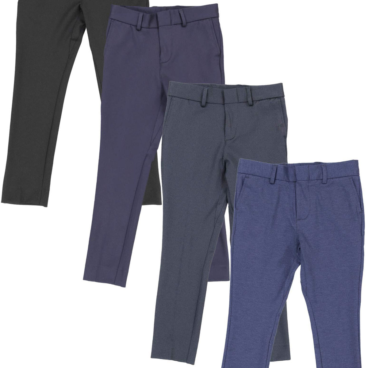 T.O. Collection Mens Flex Pants - Slim Black main image 1