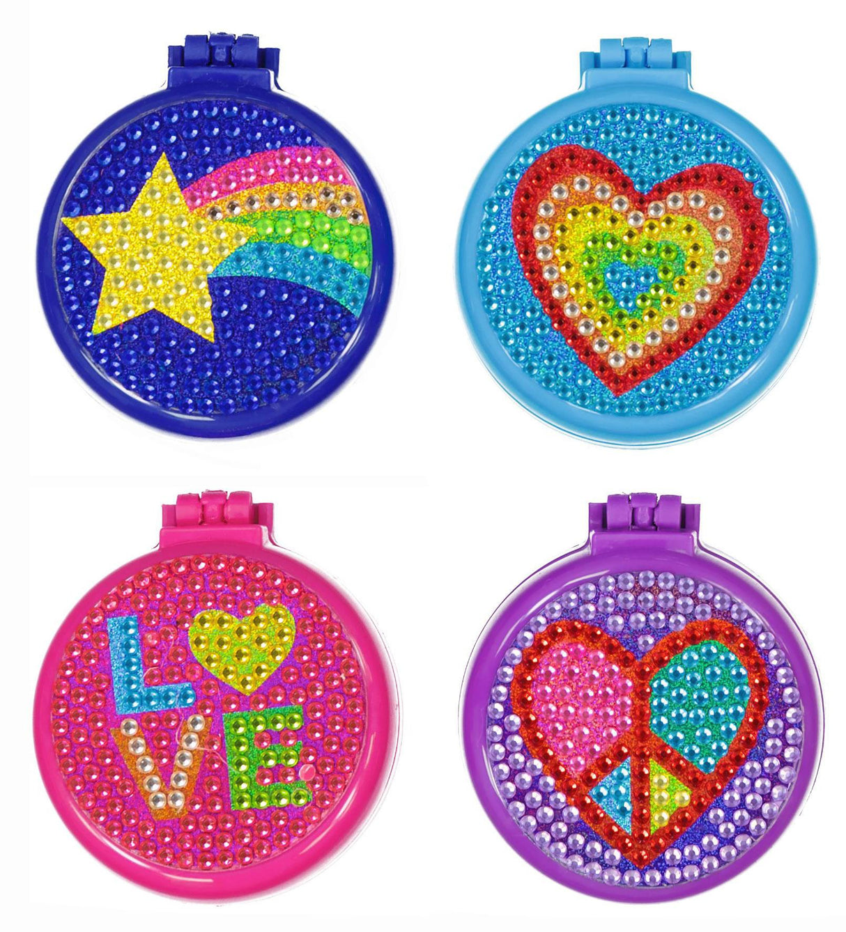 Expressions Bling Pop Up Hair Brush - EXG1058 Expressions Bling Pop Up Hair Brush - EXG1058