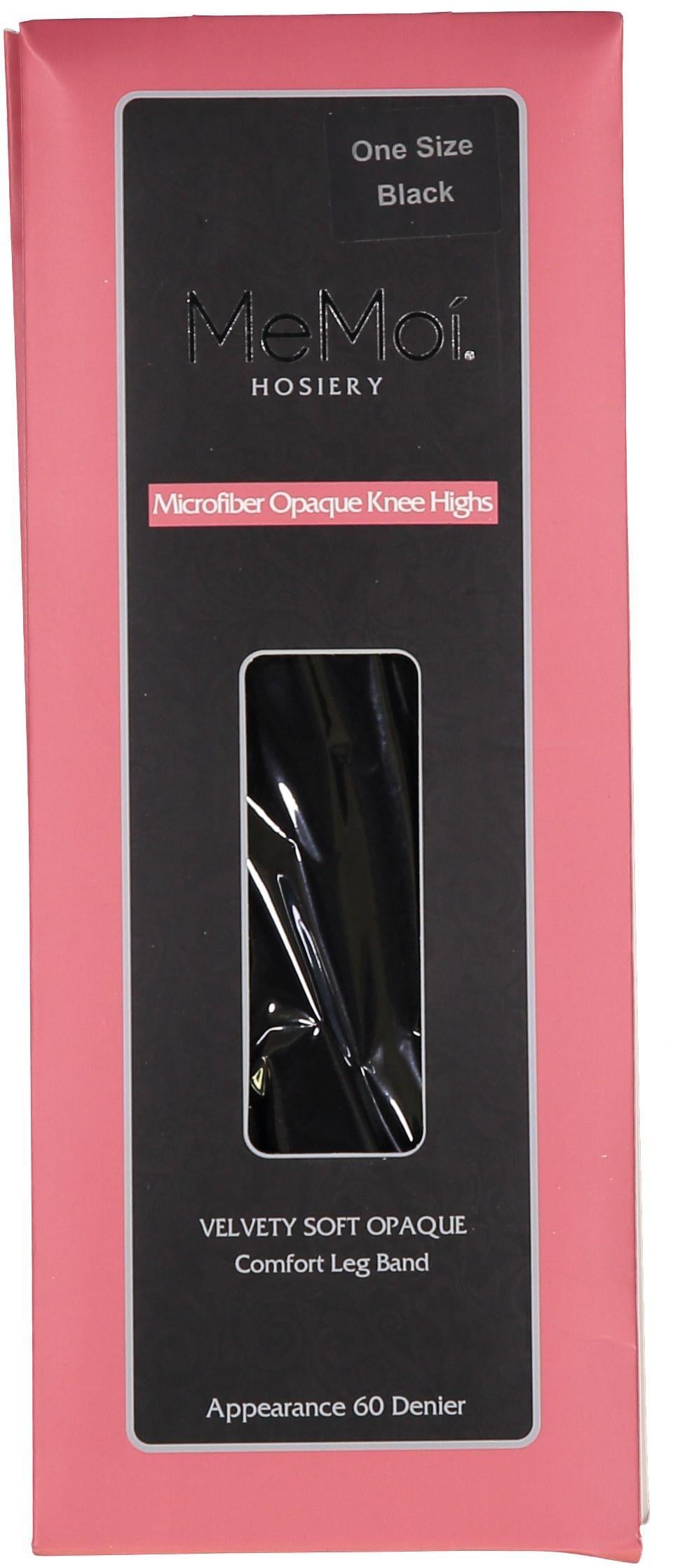 Memoi Womens Microfiber Opaque 60 Denier Knee Highs - MS-736 Memoi Womens Microfiber Opaque 60 Denier Knee Highs - MS-736