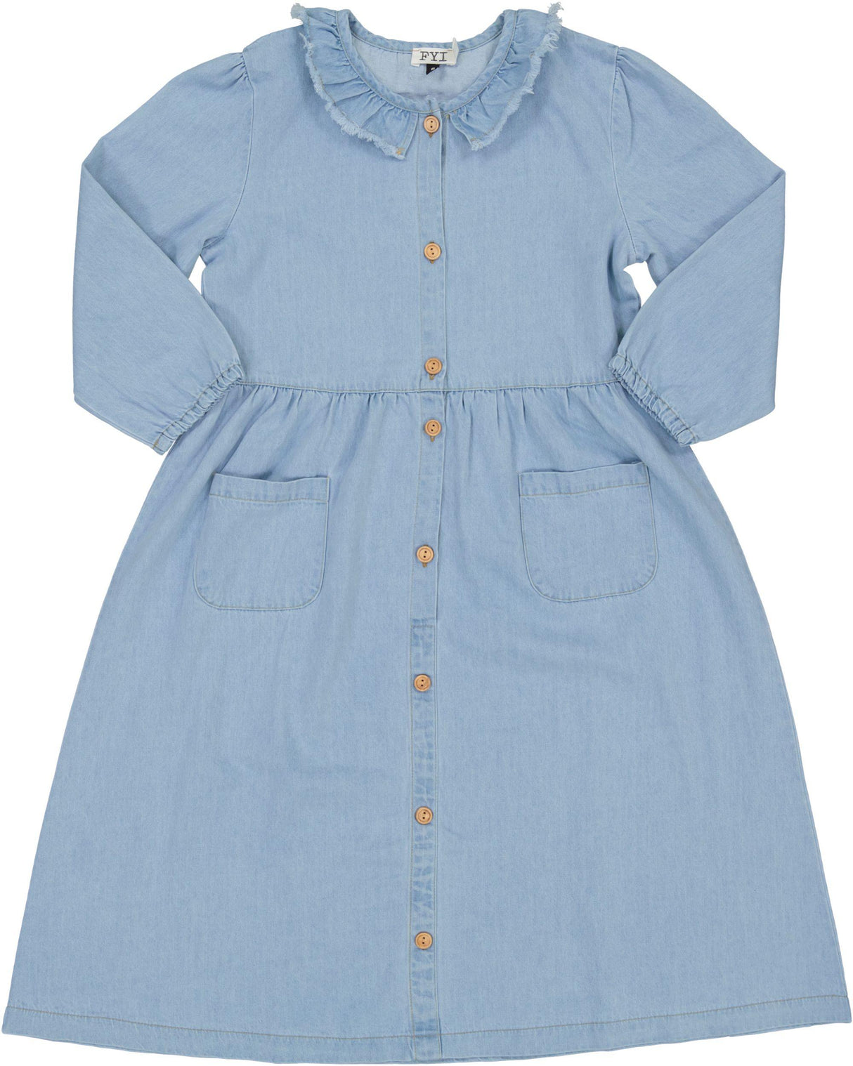 FYI Girls Rope Trim Dress - SB6CP7322D FYI Girls Rope Trim Dress - SB6CP7322D