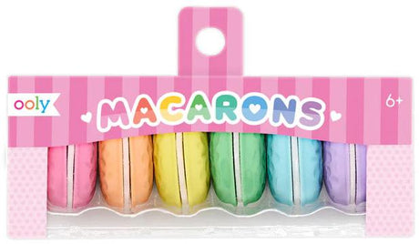 ooly Scented Macaron Eraser 6 Pack - 112-052