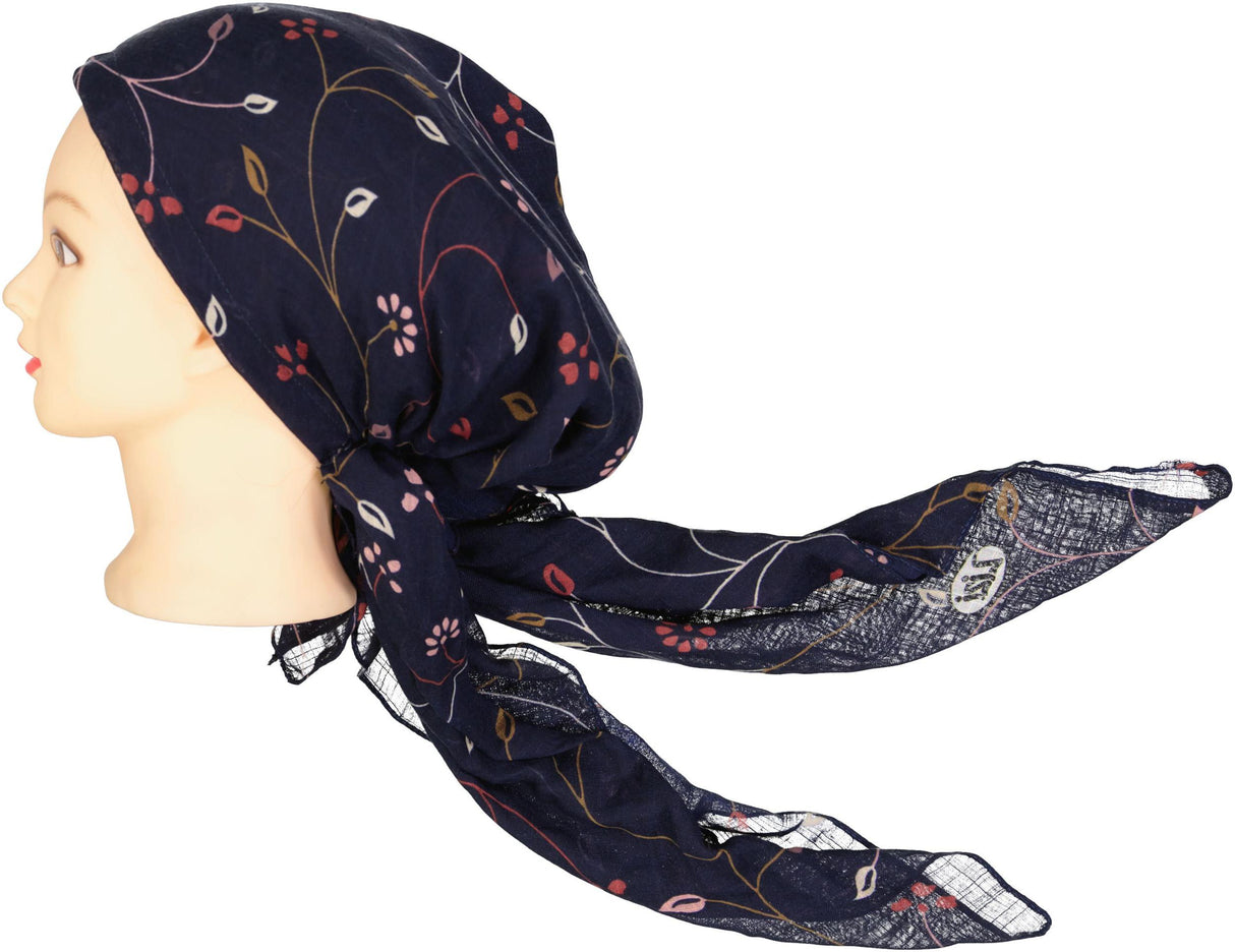 Lizi Pre-tied Tichel - Vines Lizi Pre-tied Tichel - Vines