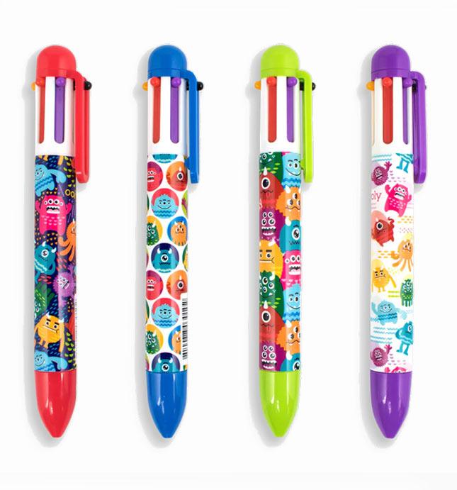 ooly Monster Click-It 6 Color Pen - 132-088 ooly Monster Click-It 6 Color Pen - 132-088