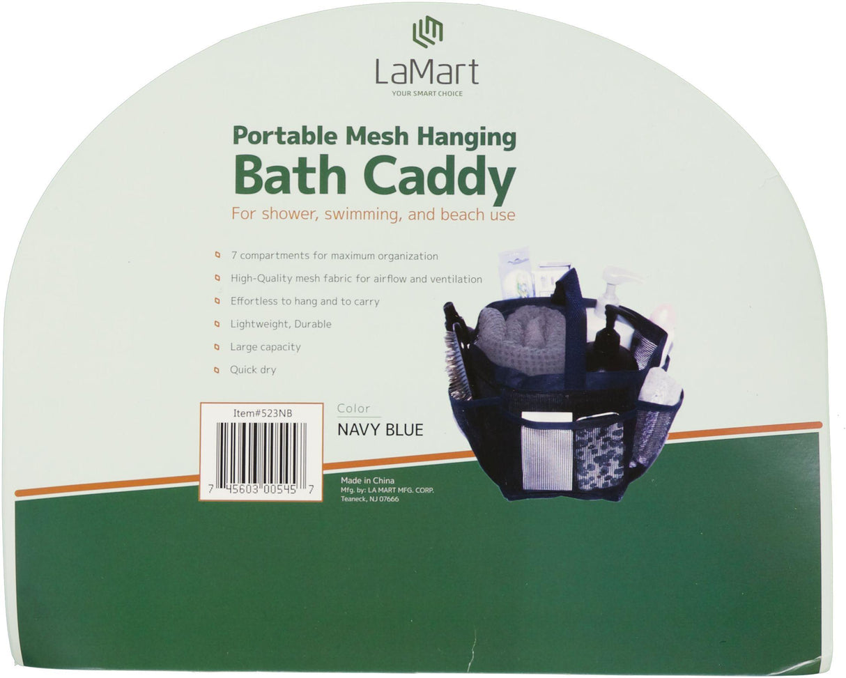 La Mart Portable Mesh Hanging Shower Caddy - 523 La Mart Portable Mesh Hanging Shower Caddy - 523