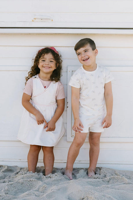 Analogie by Lil Legs Graphic Denim Collection Boys All Over Bike Shorts - GDAOBS Analogie by Lil Legs Graphic Denim Collection Boys All Over Bike Shorts - GDAOBS