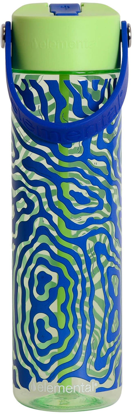 Elemental Splash Waves 26 oz Water Bottle - ETR26AW67 Elemental Splash Waves 26 oz Water Bottle - ETR26AW67