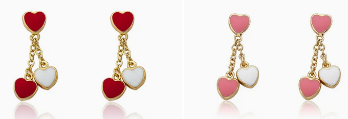 LMTS Girls Earring - ER3689B-GP LMTS Girls Earring - ER3689B-GP