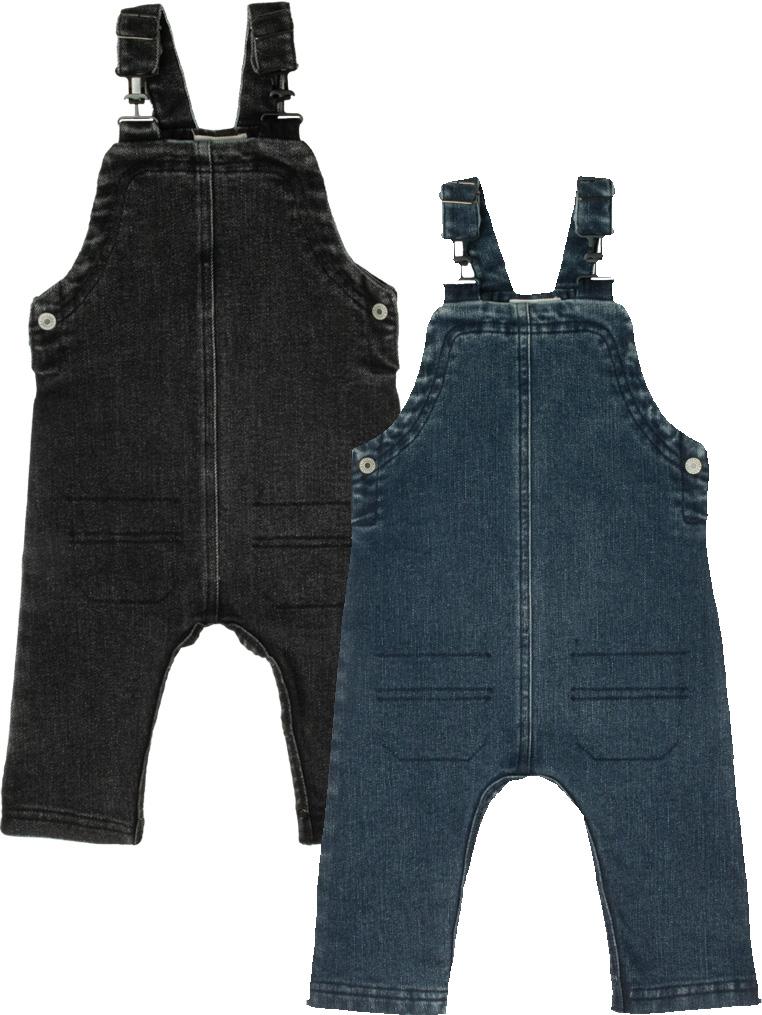 Crew Kids Boys Girls Denim Overall - AL3015 Crew Kids Boys Girls Denim Overall - AL3015