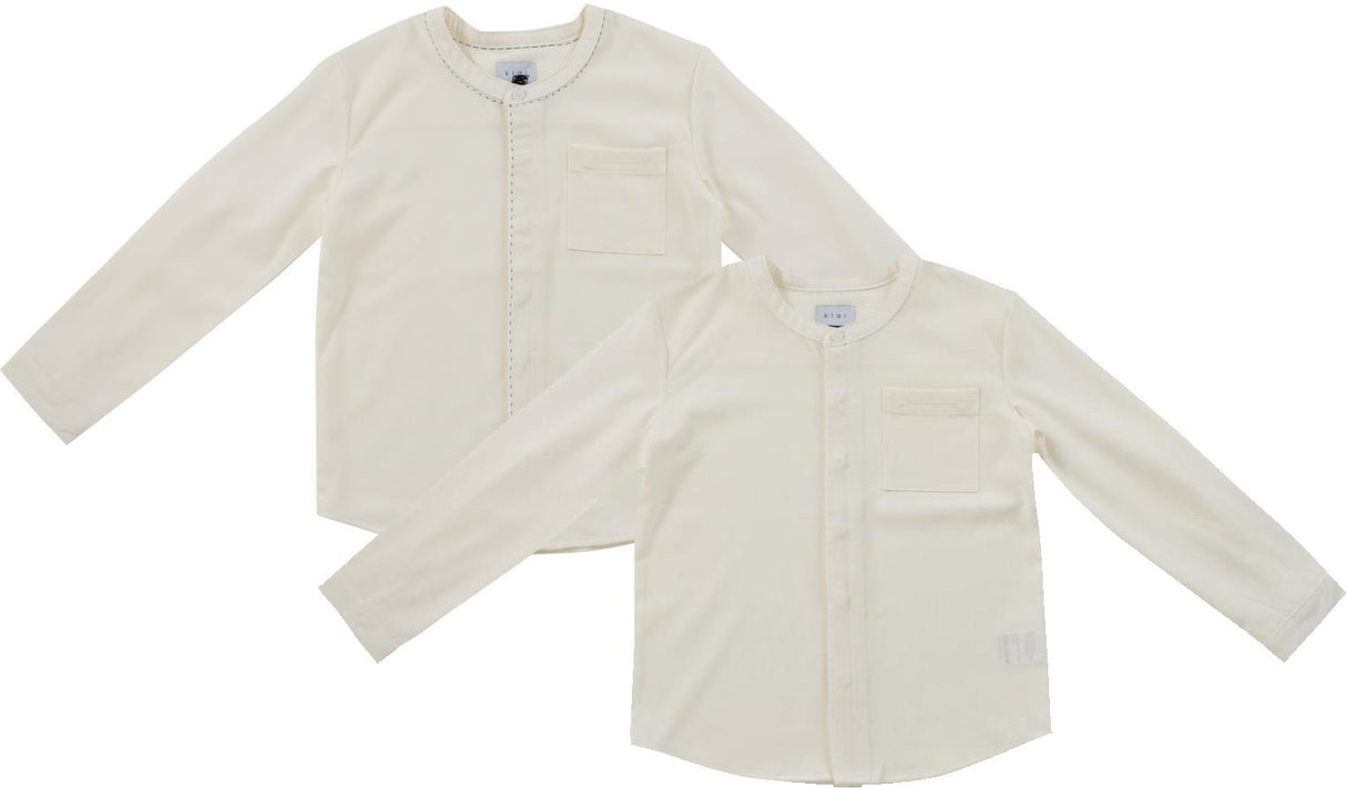 Klai Boys Long Sleeve Stitched Dress Shirt - TD32125 Klai Boys Long Sleeve Stitched Dress Shirt - TD32125