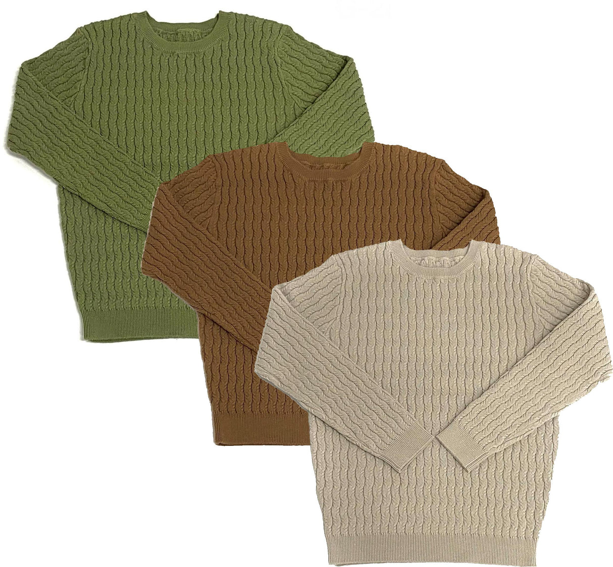 Klai Boys Cable Sweater - G2834 Klai Boys Cable Sweater - G2834