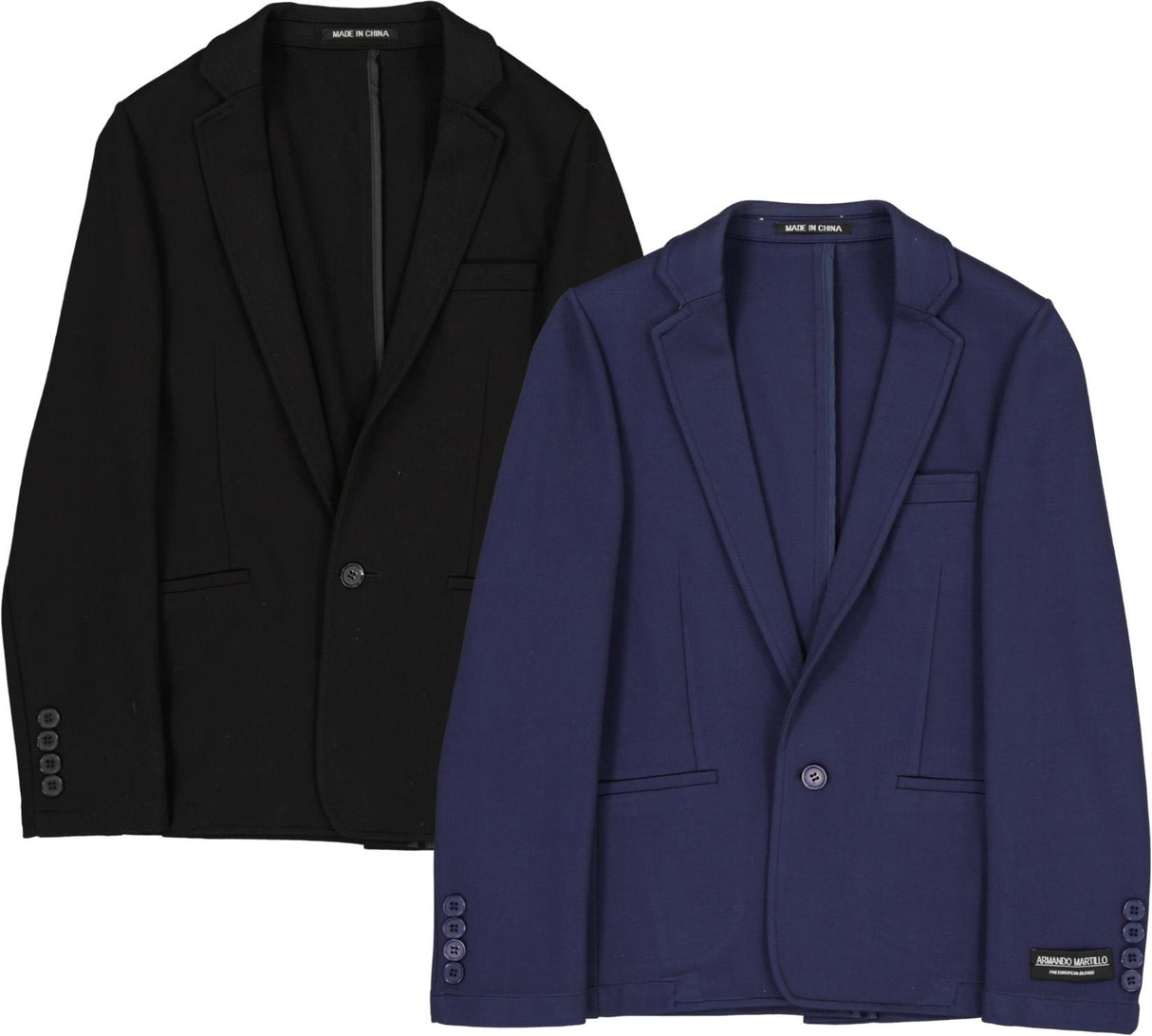 Armando Martillo Boys Stretch Knit Blazer - 613J Armando Martillo Boys Stretch Knit Blazer - 613J