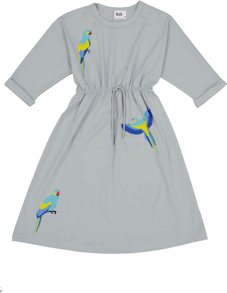 Kix Girls Parrot Print Dress - 1416