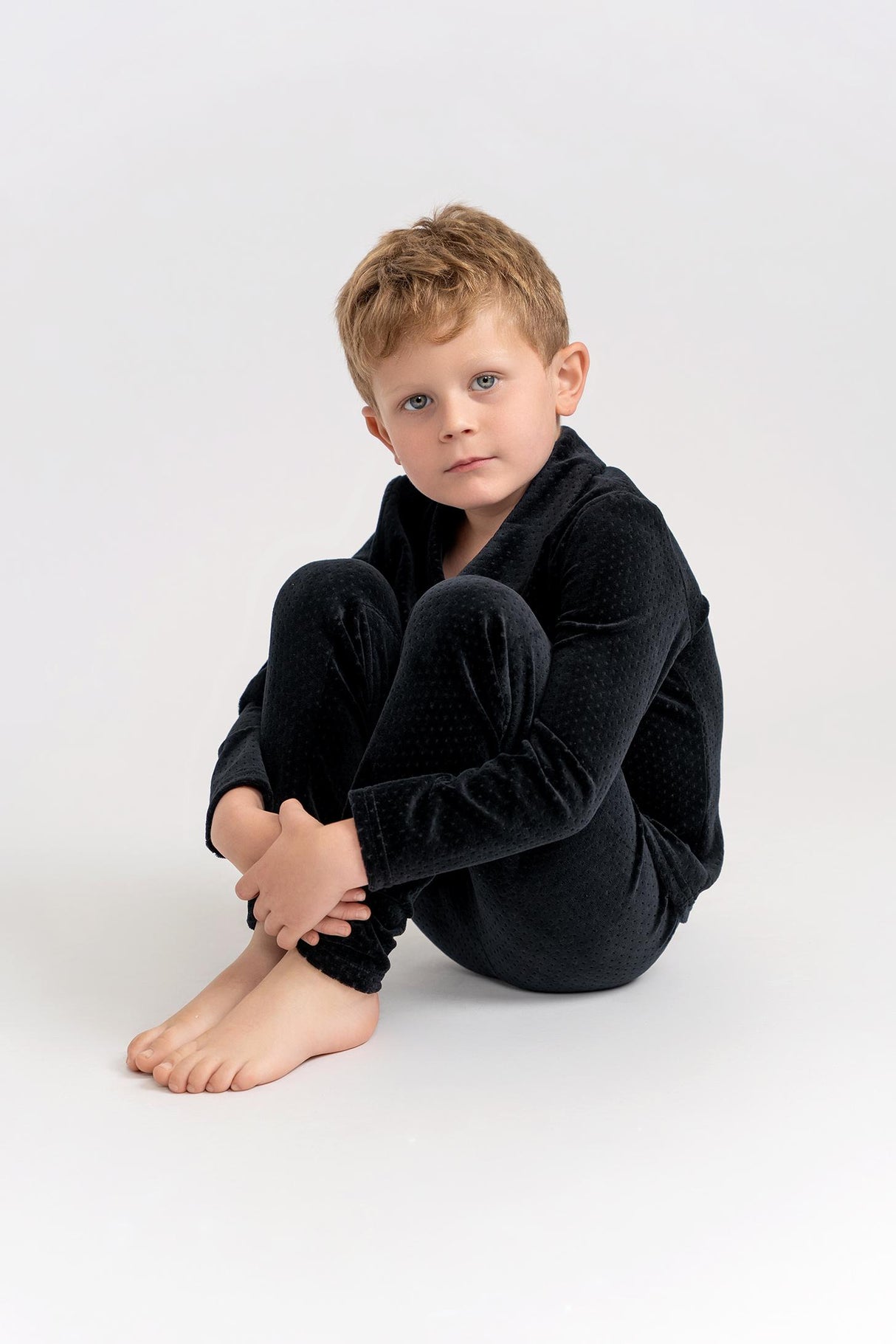 Seal Boys Dotted Velour Pajamas - WB5CY2797EB Seal Boys Dotted Velour Pajamas - WB5CY2797EB