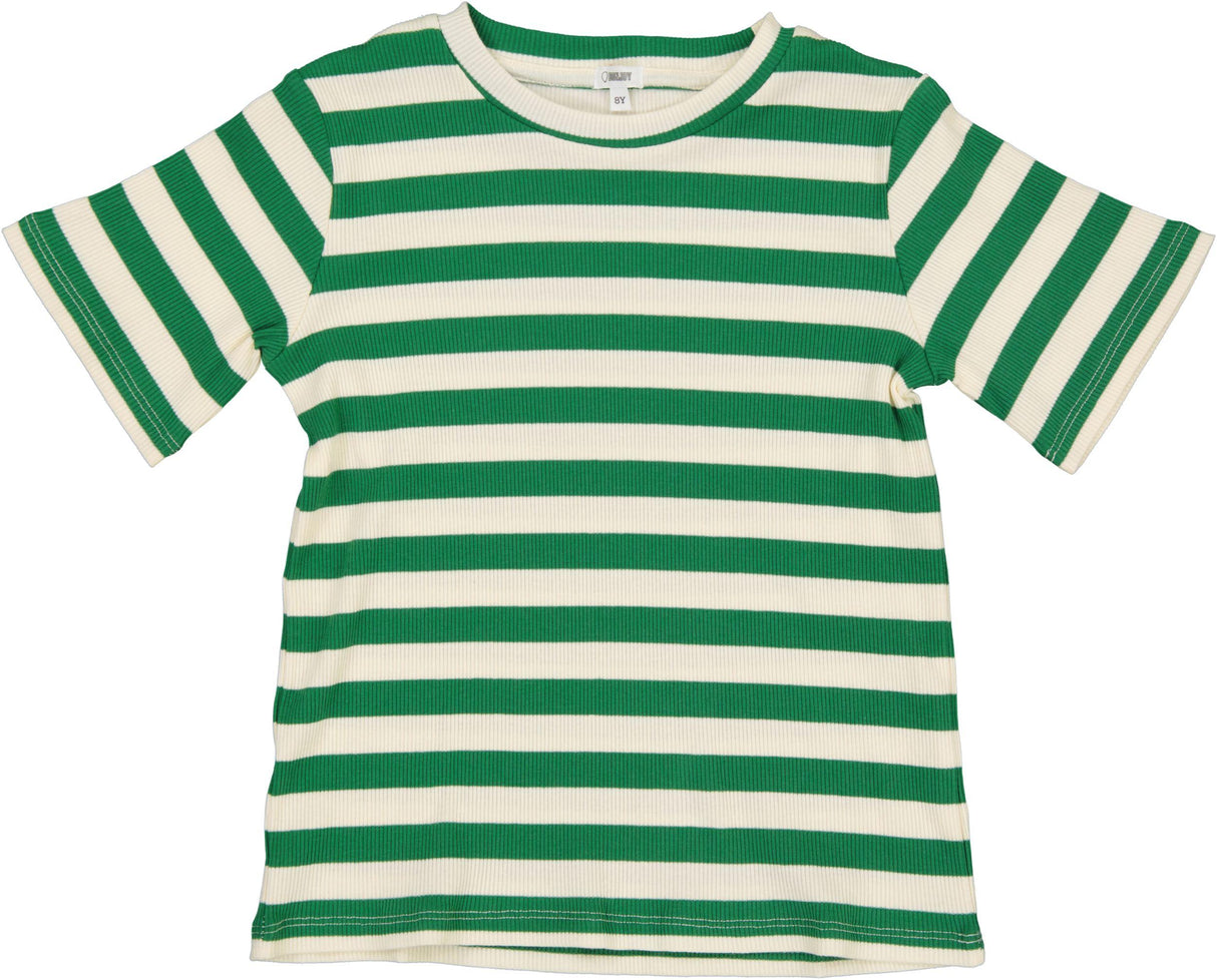 Bonjoy Boys Embroidered Stripe Short Sleeve T-shirt - BTSS26005SST Bonjoy Boys Embroidered Stripe Short Sleeve T-shirt - BTSS26005SST