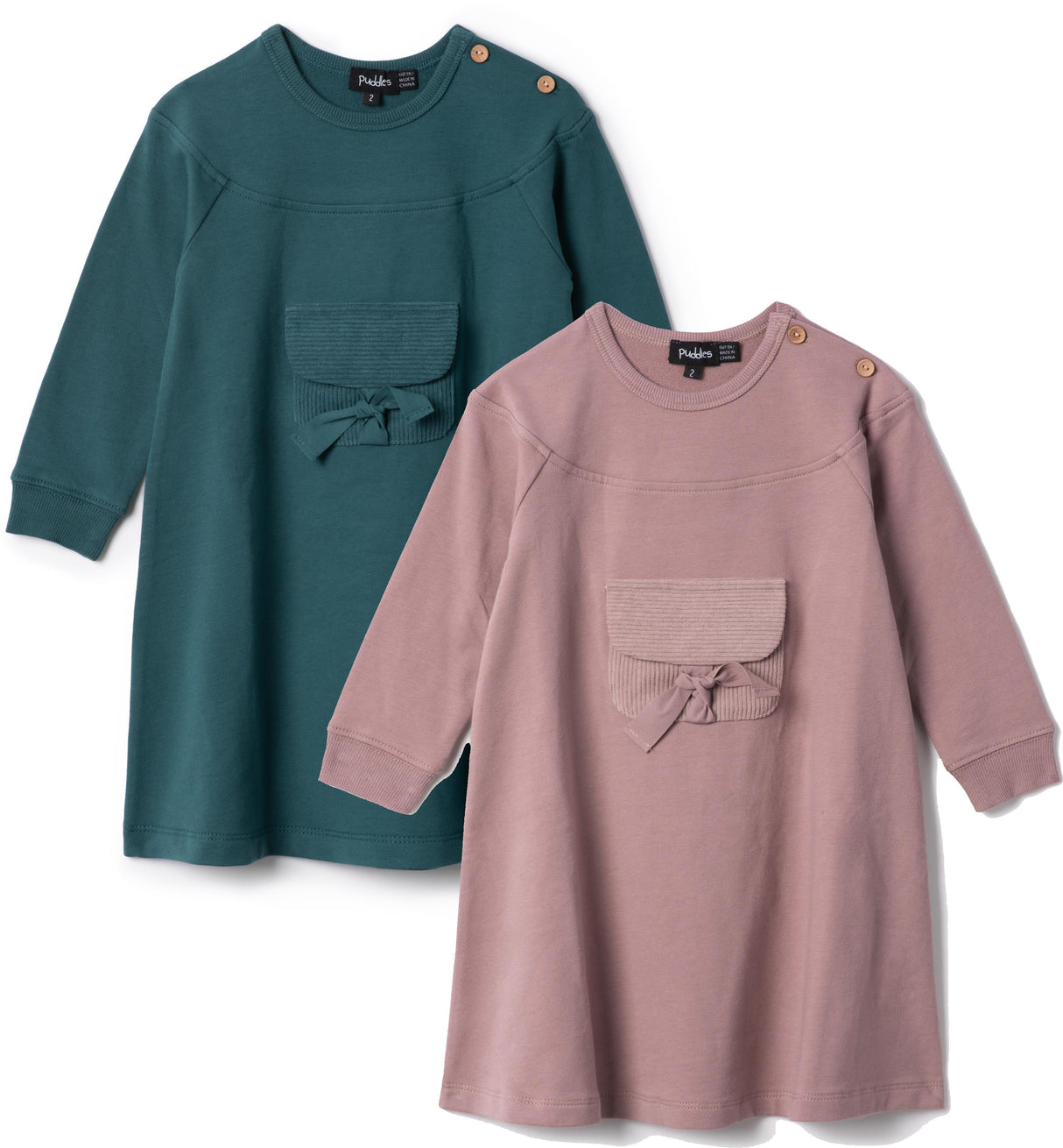 Puddles Girls Corduroy Pocket Dress - WB5CY2803D Puddles Girls Corduroy Pocket Dress - WB5CY2803D