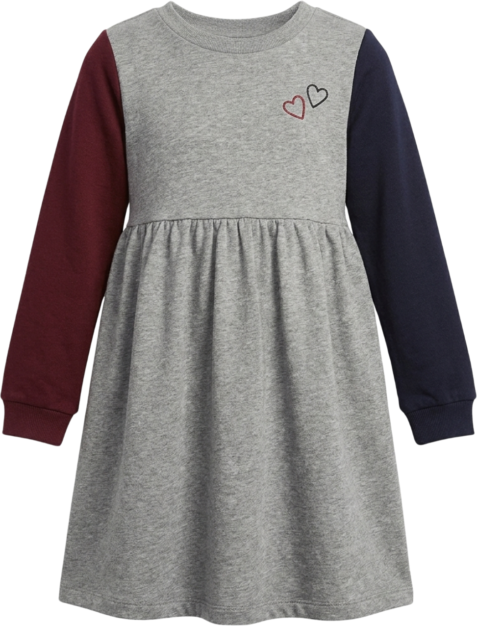 FYI Girls Hearts Sweatshirt Dress - WB6CP7463D FYI Girls Hearts Sweatshirt Dress - WB6CP7463D