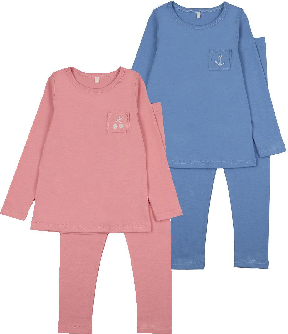 Pouf Boys Girls Cotton Stitched Graphic Pajamas Pouf Boys Girls Cotton Stitched Graphic Pajamas