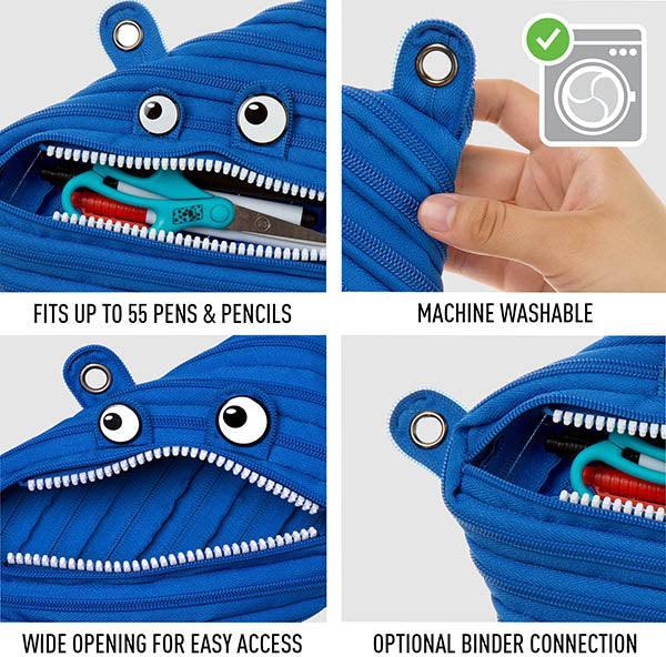 ZIPIT Monster 3-Ring Pencil Case - ZTM3R-AL ZIPIT Monster 3-Ring Pencil Case - ZTM3R-AL