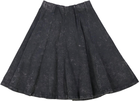 Kiki Riki Girls Stonewash Panel Skater Skirt - 41458