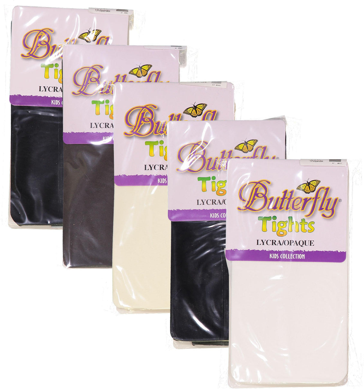 Butterfly Girls Lycra Opaque Tights - 1181 Butterfly Girls Lycra Opaque Tights - 1181