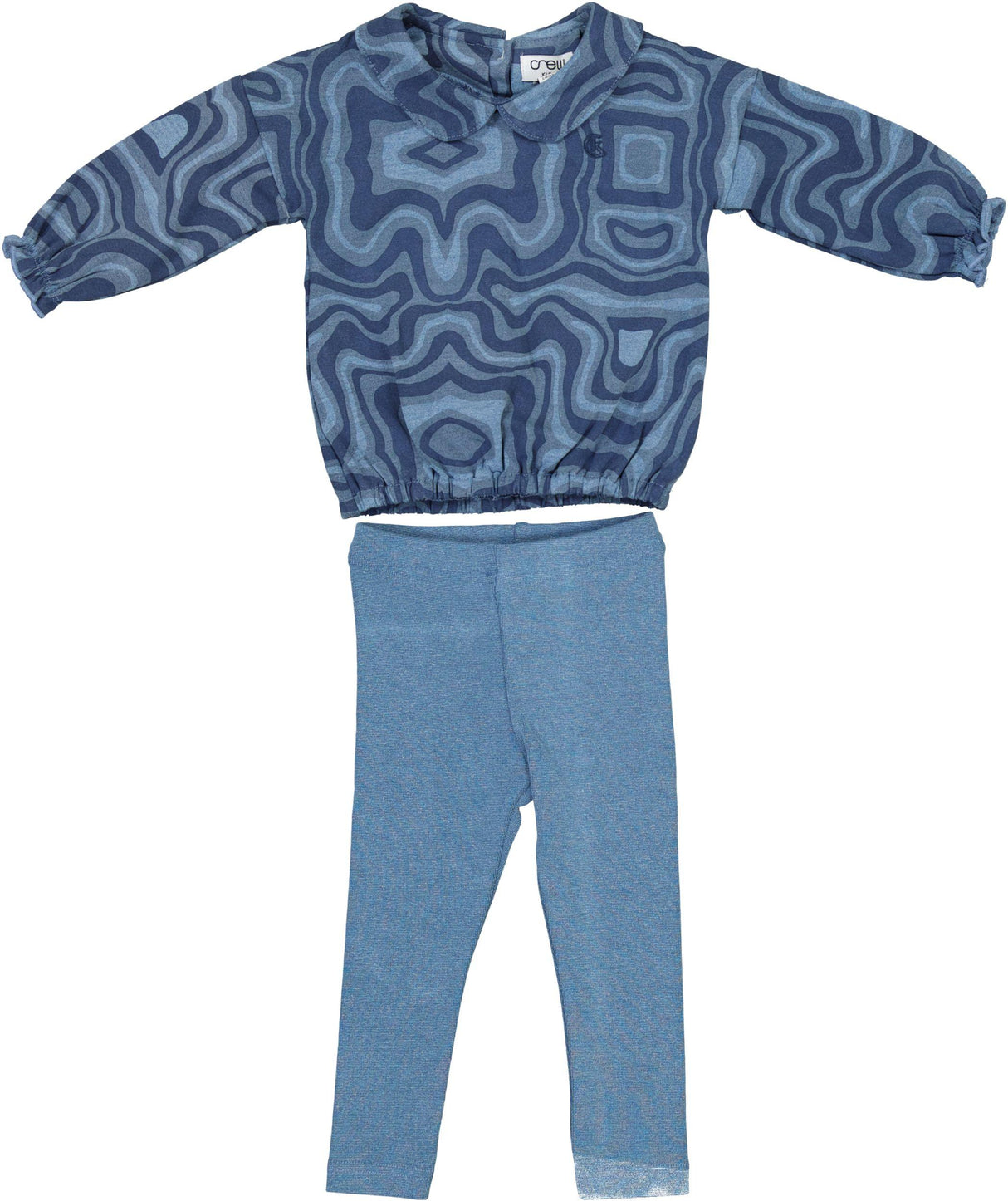 Crew Kids Baby Girls Swirl Outfit - TD32131 Crew Kids Baby Girls Swirl Outfit - TD32131