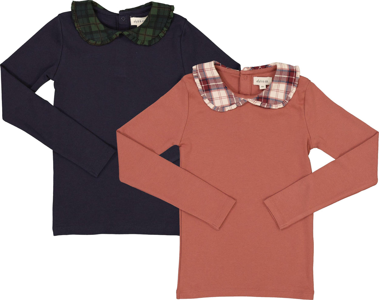 Ely's & Co Girls Scottish Collared T-shirt - AW26-0064-0066 Ely's & Co Girls Scottish Collared T-shirt - AW26-0064-0066