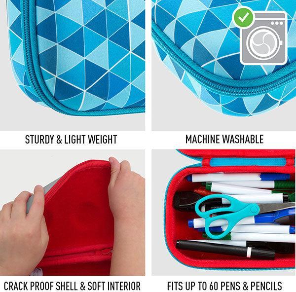 ZIPIT Geometric Pencil Case - ZPP-BT ZIPIT Geometric Pencil Case - ZPP-BT