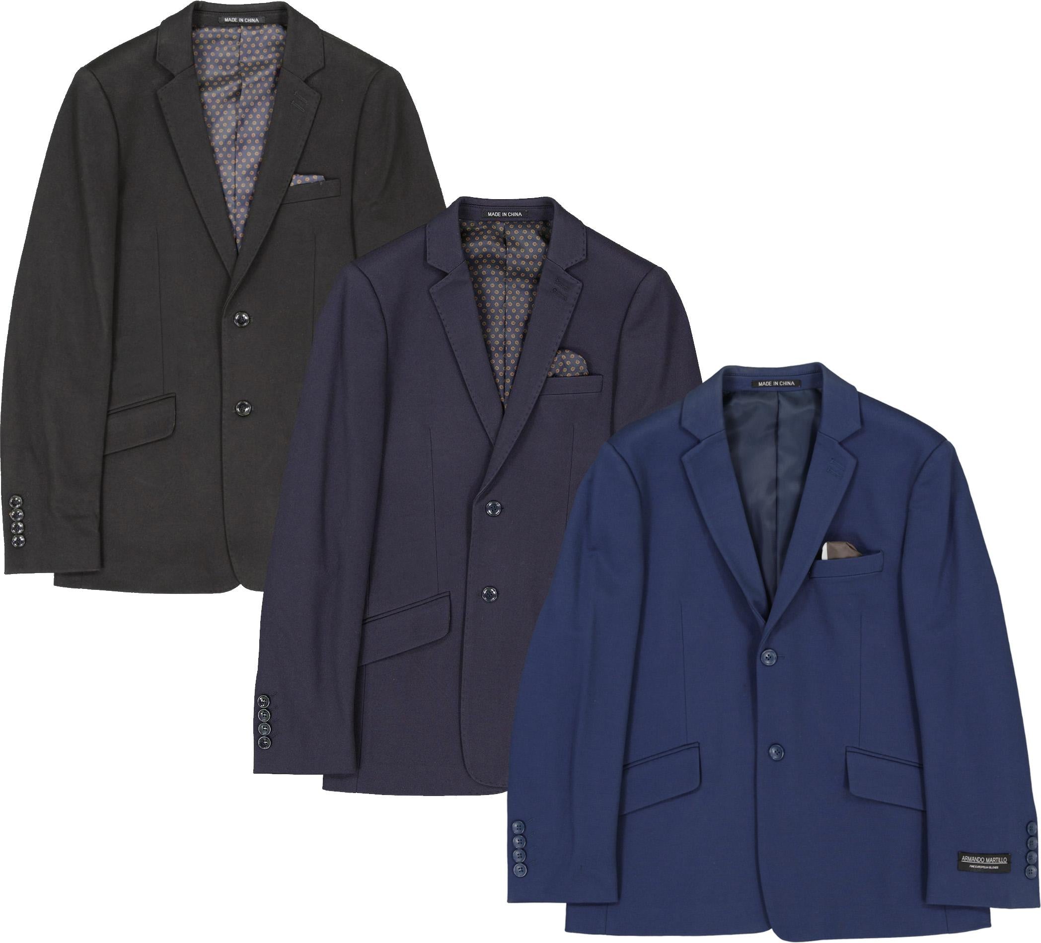 Armando Martillo Boys Stretch Blazer - 614J – ShirtStop