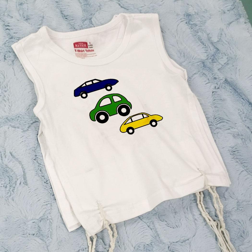 ShirtStop Boys Custom Tzitzis with Vinyl Name and Design ShirtStop Boys Custom Tzitzis with Vinyl Name and Design