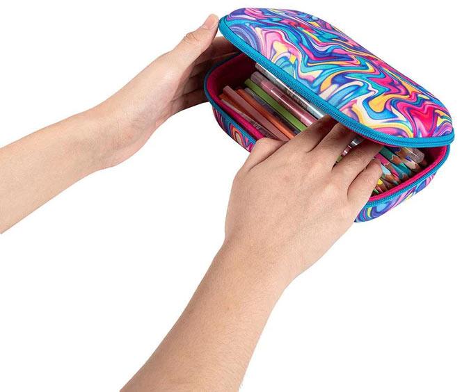 ZIPIT Swirls Pencil Case - ZPP-PL21 ZIPIT Swirls Pencil Case - ZPP-PL21