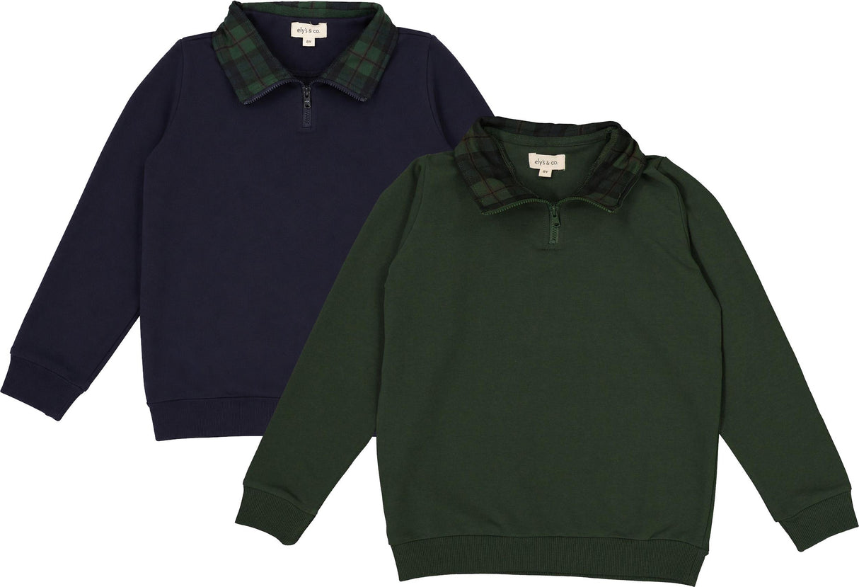 Ely's & Co Boys Scottish Long Sleeve Polo Shirt - AW26-0065-0066 Ely's & Co Boys Scottish Long Sleeve Polo Shirt - AW26-0065-0066