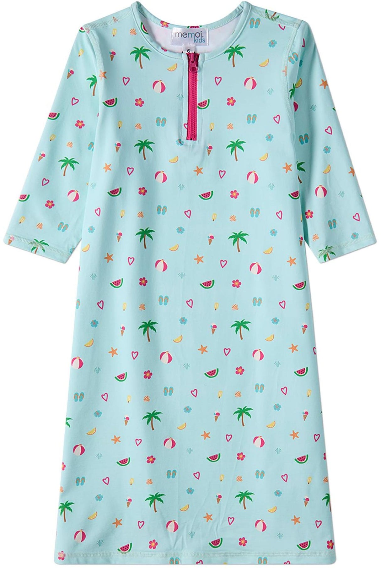 Memoi Girls Summer Fun Swim Dress - MXM10395 Memoi Girls Summer Fun Swim Dress - MXM10395