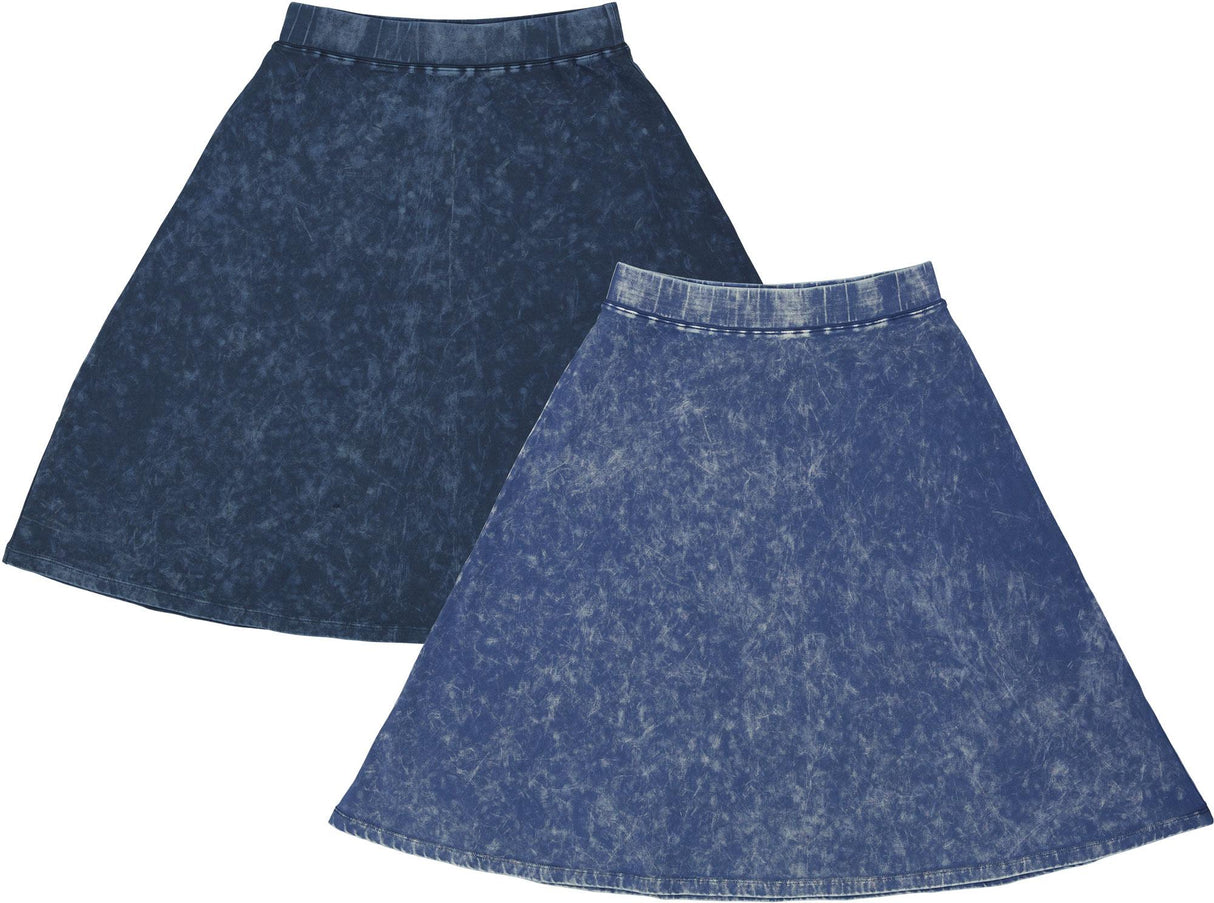 Paniz Womens Stonewash A-Line Skirt - SK525-25 Paniz Womens Stonewash A-Line Skirt - SK525-25