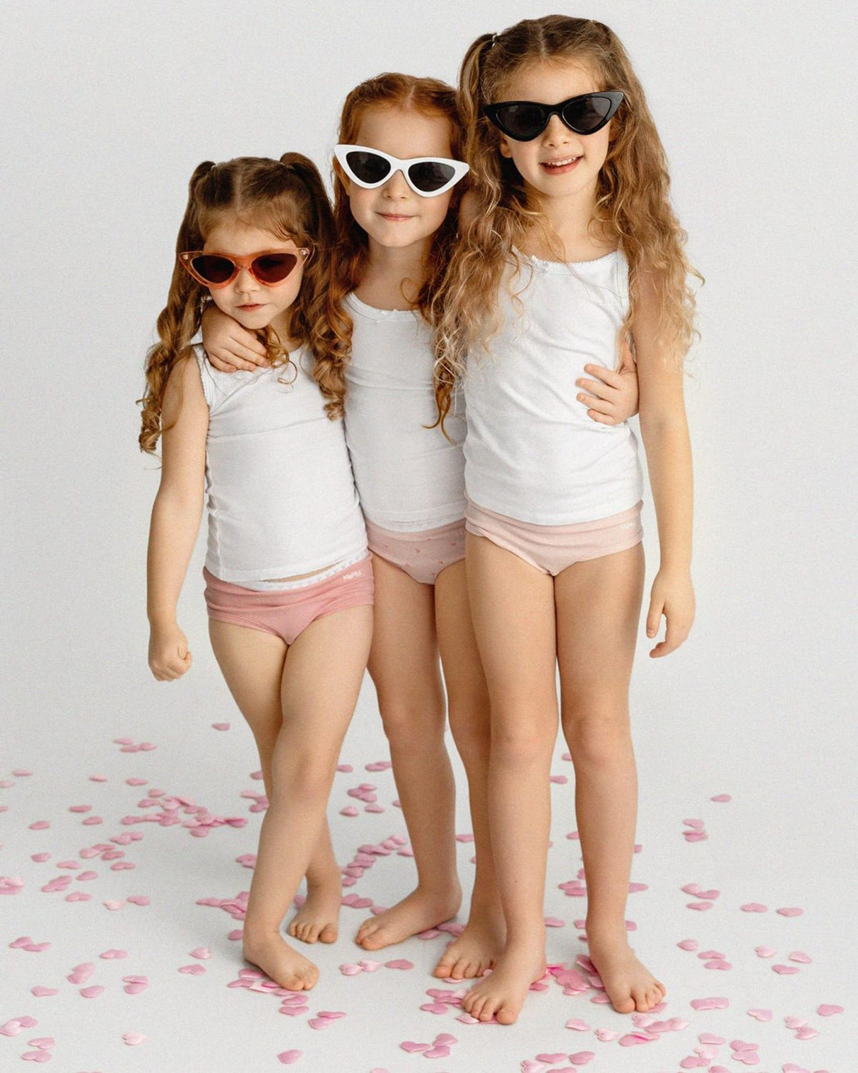 Memoi Girls Cami 3 Pack - MKU1023 Memoi Girls Cami 3 Pack - MKU1023