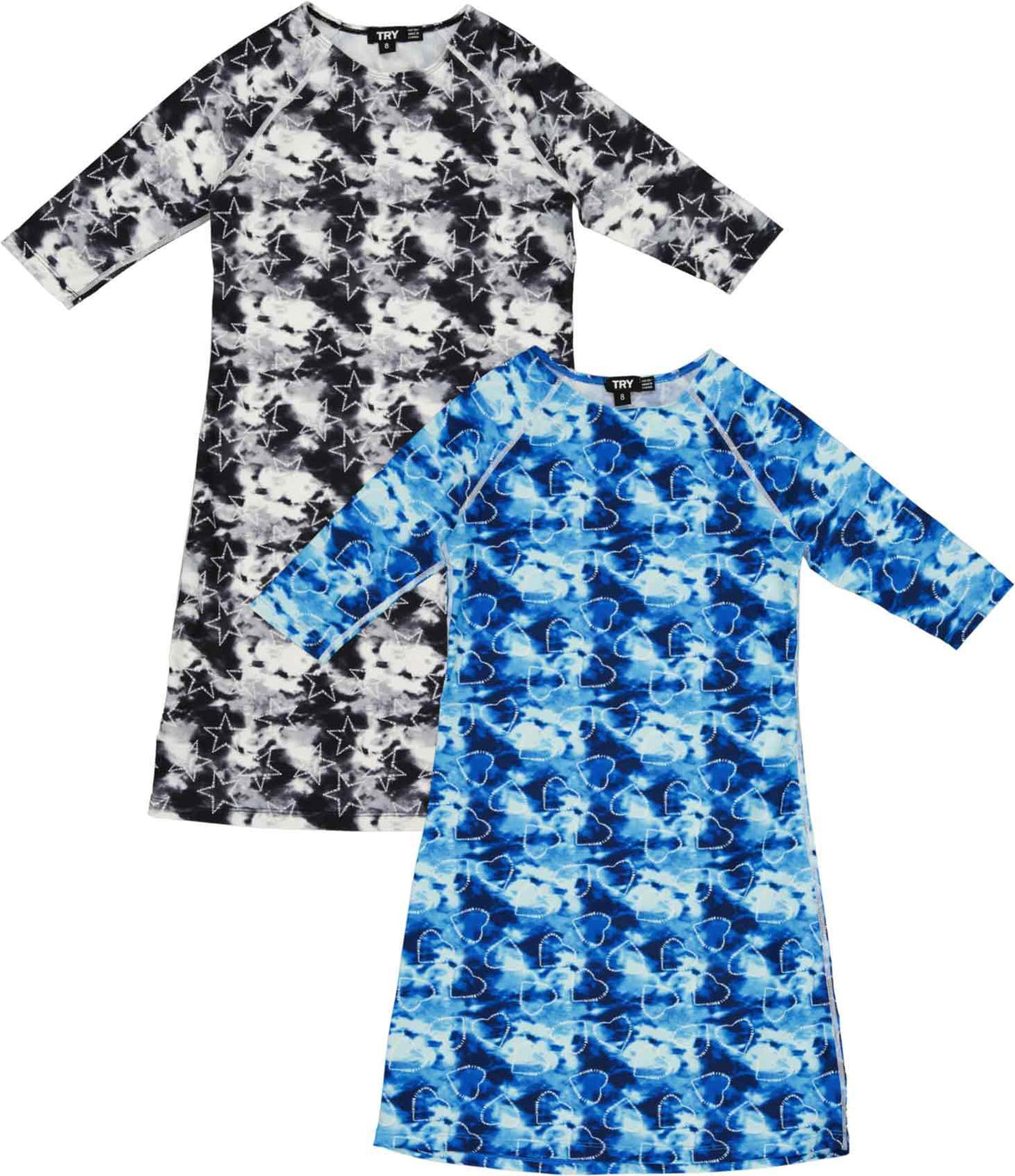 Try Girls Tie Dye Swim Dress - SB4CY2337D Try Girls Tie Dye Swim Dress - SB4CY2337D