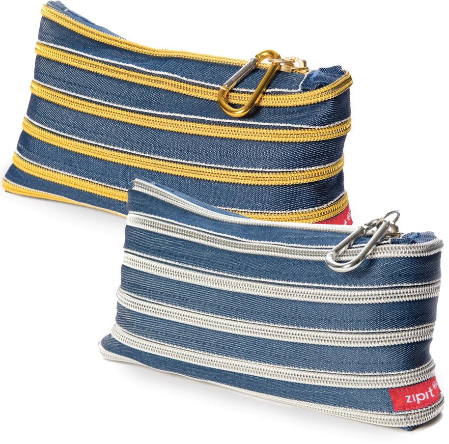 ZIPIT Denim Pencil Case - ZDP-D ZIPIT Denim Pencil Case - ZDP-D