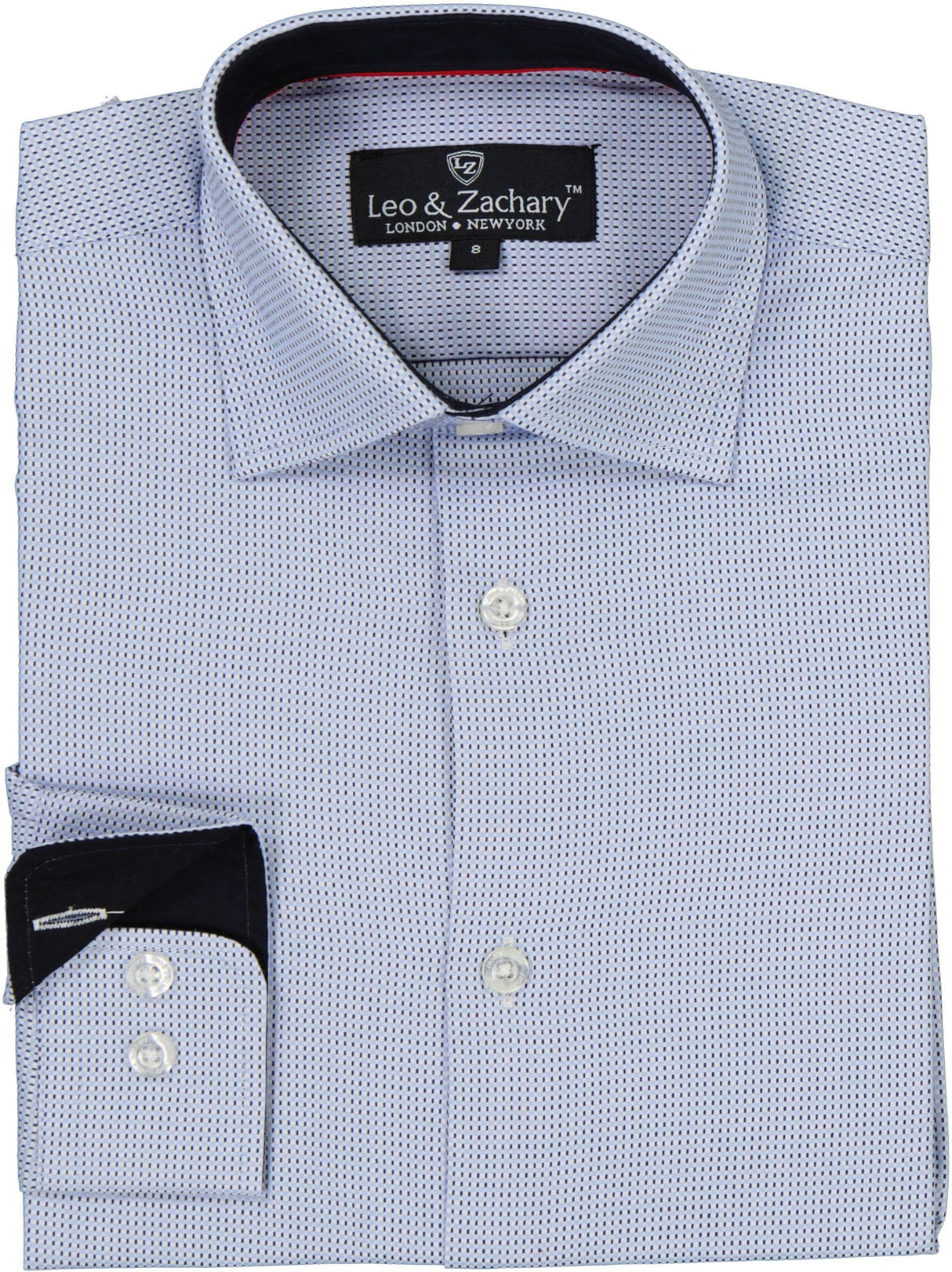 Leo & Zachary Boys Long Sleeve Dress Shirt - 50064 Leo & Zachary Boys Long Sleeve Dress Shirt - 50064
