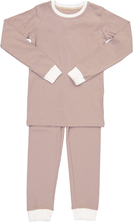 Shinu Unisex White Cuffed Cotton Pajamas - SC2