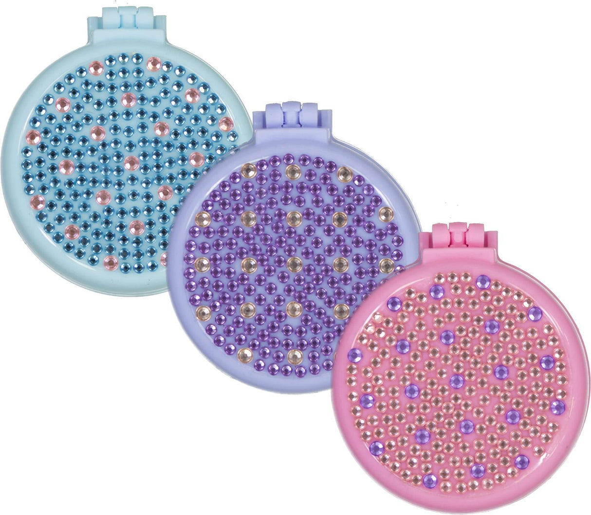 Expressions Scattered Rhinestones Pop Up Hair Brush - EXG9581 Expressions Scattered Rhinestones Pop Up Hair Brush - EXG9581