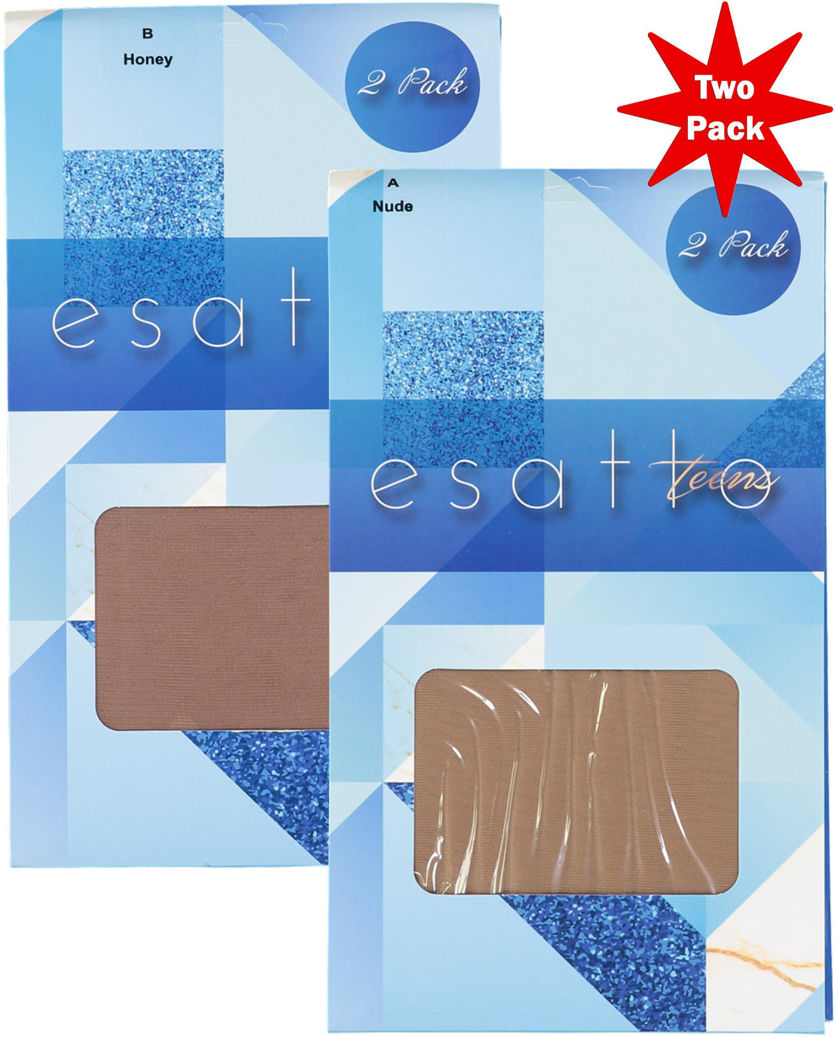 Esatto Teen Girls Pantyhose 2 Pack - EOT