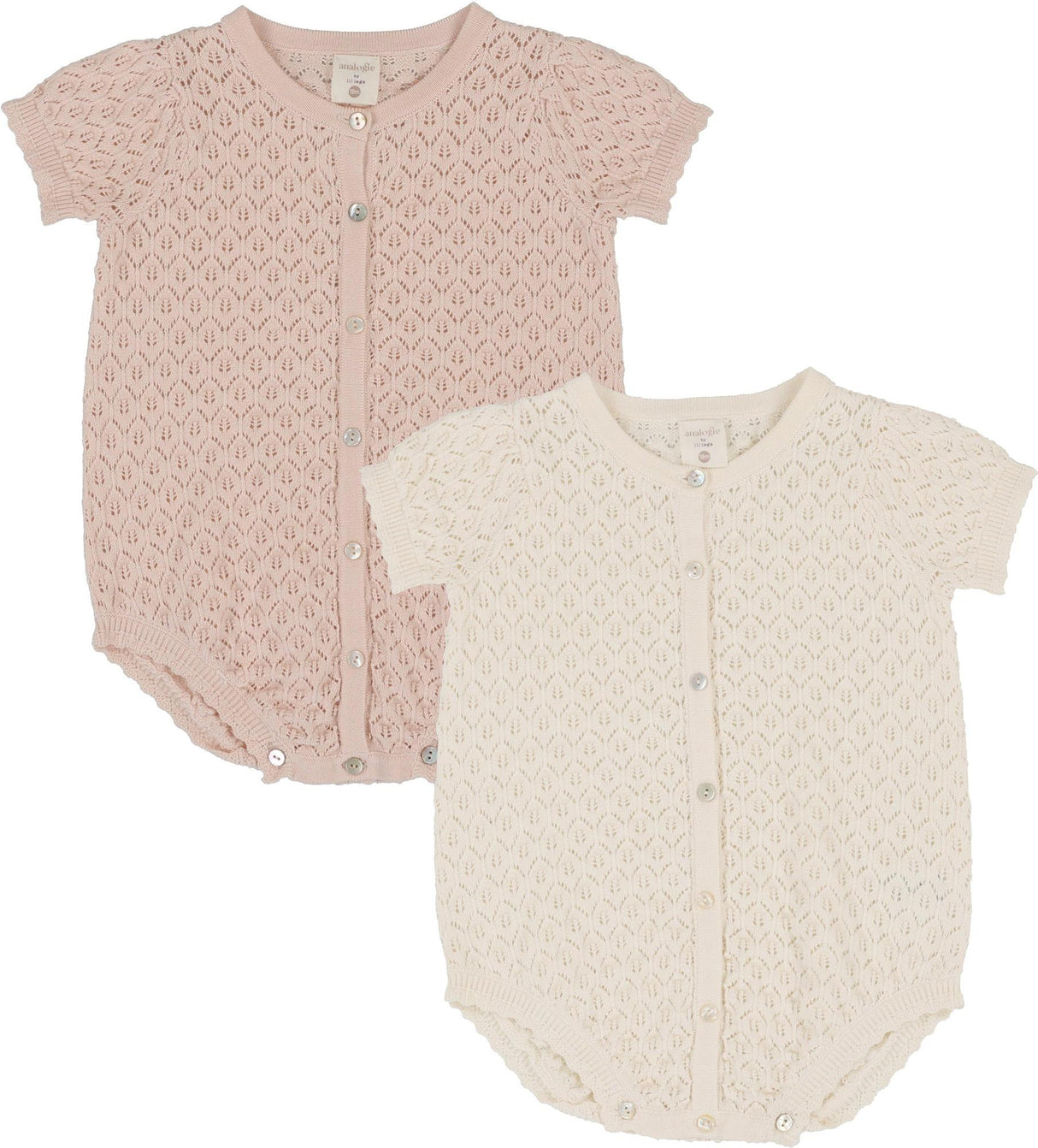 Analogie by Lil Legs Shabbos Knit Collection Baby Toddler Girls Romper - KCKGR Analogie by Lil Legs Shabbos Knit Collection Baby Toddler Girls Romper - KCKGR